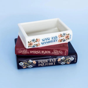 Stacked Book Vase | Jane Austen