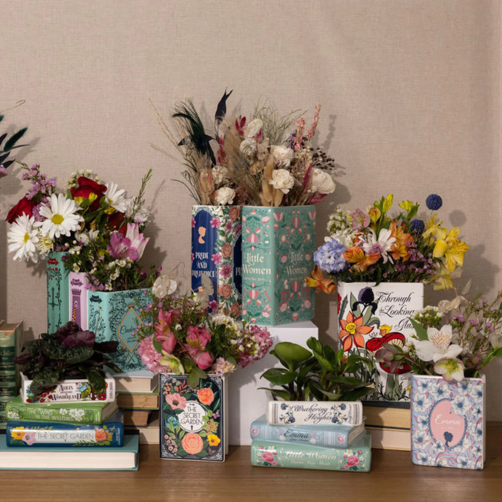 Stacked Book Vase | Pastel Classics