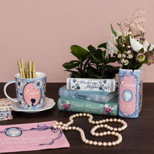 Stacked Book Vase | Pastel Classics
