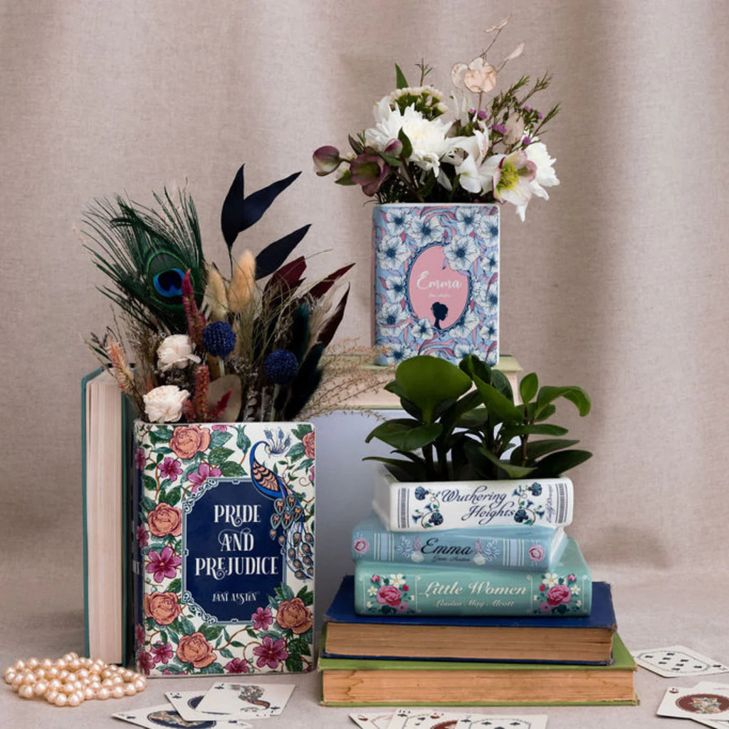 Stacked Book Vase | Pastel Classics