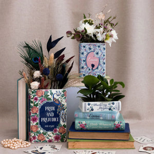 Stacked Book Vase | Pastel Classics