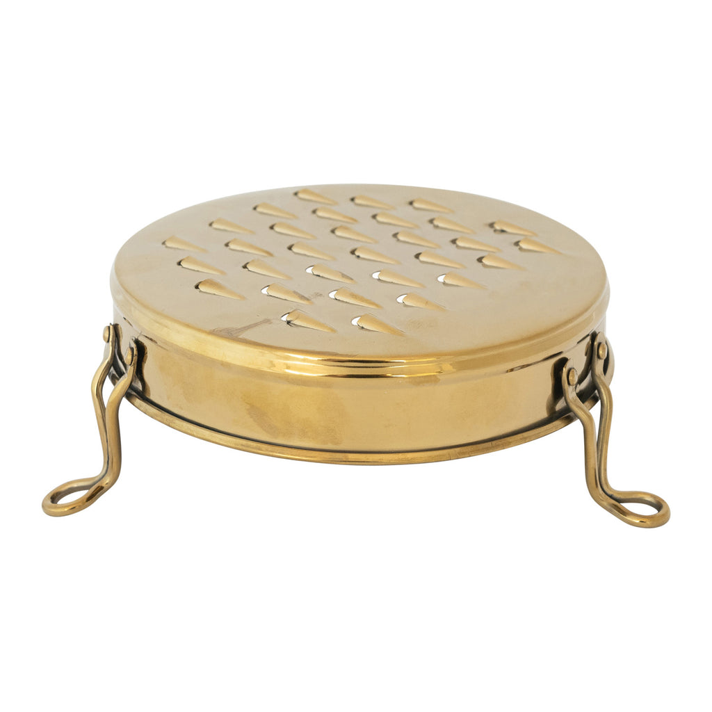 Footed Grater | Gold Finish
