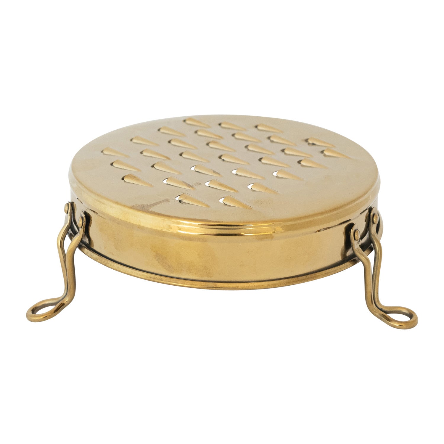Footed Grater | Gold Finish