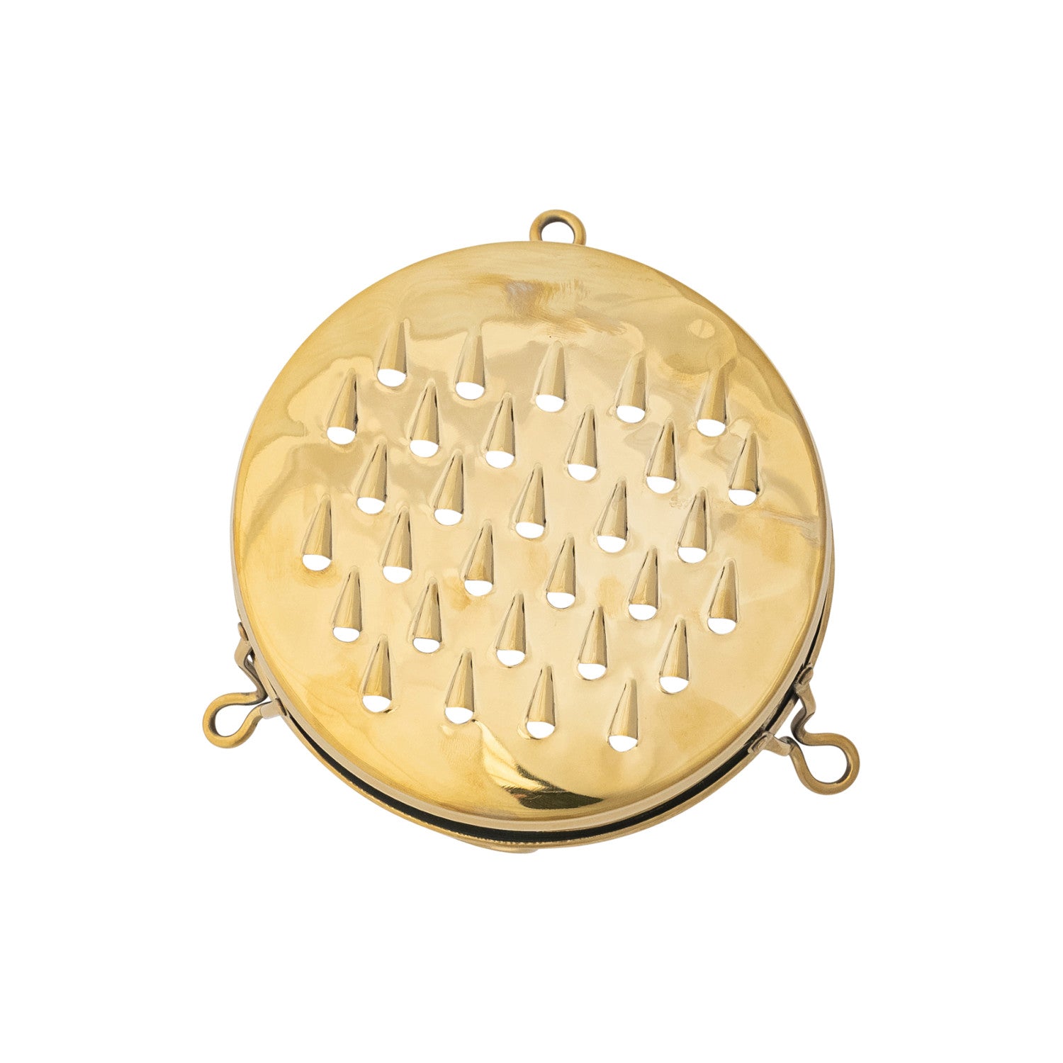 Footed Grater | Gold Finish
