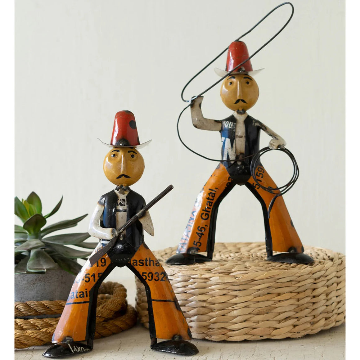 Reclaimed Metal Cowboy