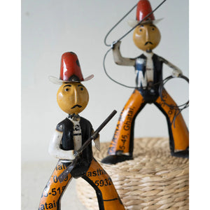 Reclaimed Metal Cowboy