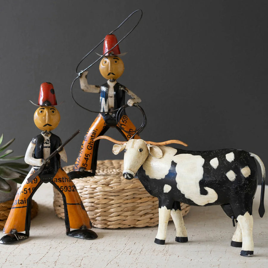 Reclaimed Metal Cowboy