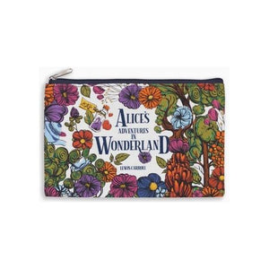 Canvas Pouch | Alice in Wonderland (Floral Nonsense)