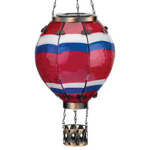 Hot Air Balloon Solar Lantern - LG | Stripe