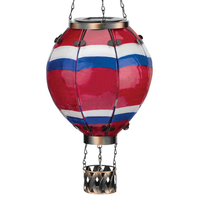 Hot Air Balloon Solar Lantern - LG | Stripe
