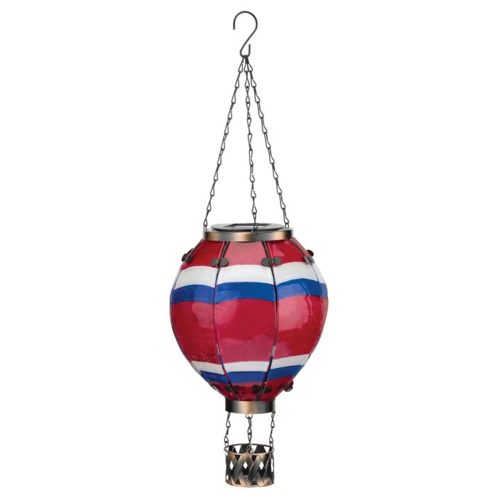 Hot Air Balloon Solar Lantern - LG | Stripe
