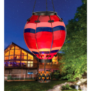Hot Air Balloon Solar Lantern - LG | Stripe