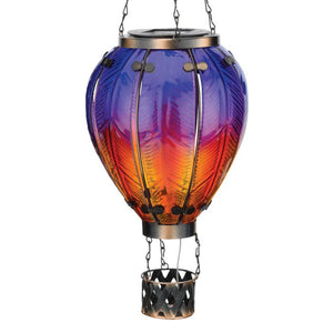 Hot Air Balloon Solar Lantern - LG | Purple