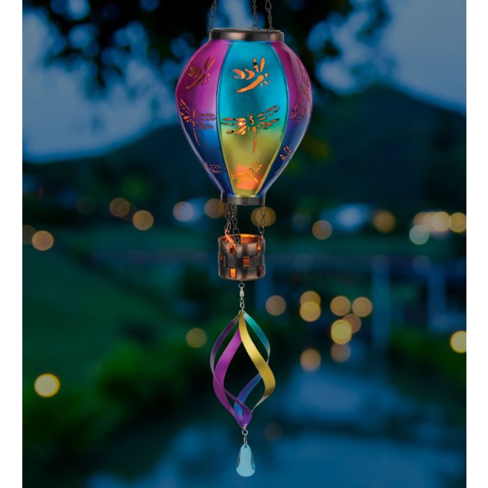 Hot Air Balloon Spinner Solar Lantern