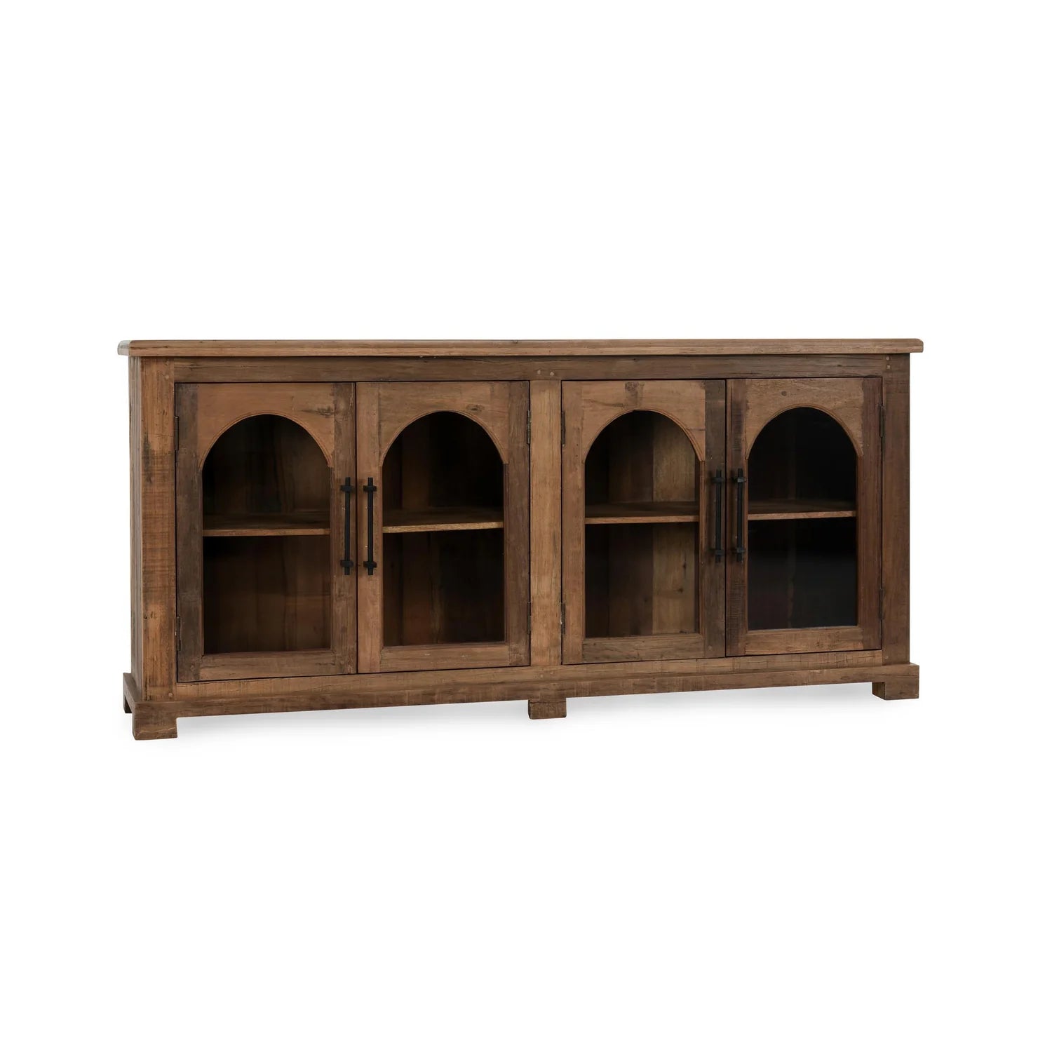 Zion Reclaimed Wood 4Dr Cabinet | Natural