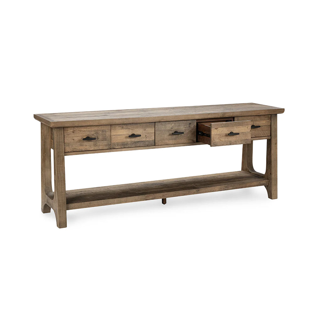 Talladega Console Table | Natural Pine