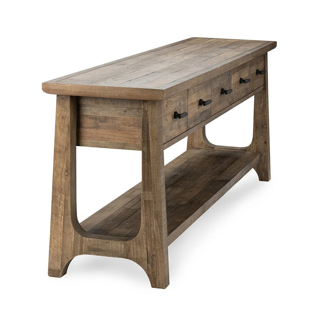 Talladega Console Table | Natural Pine