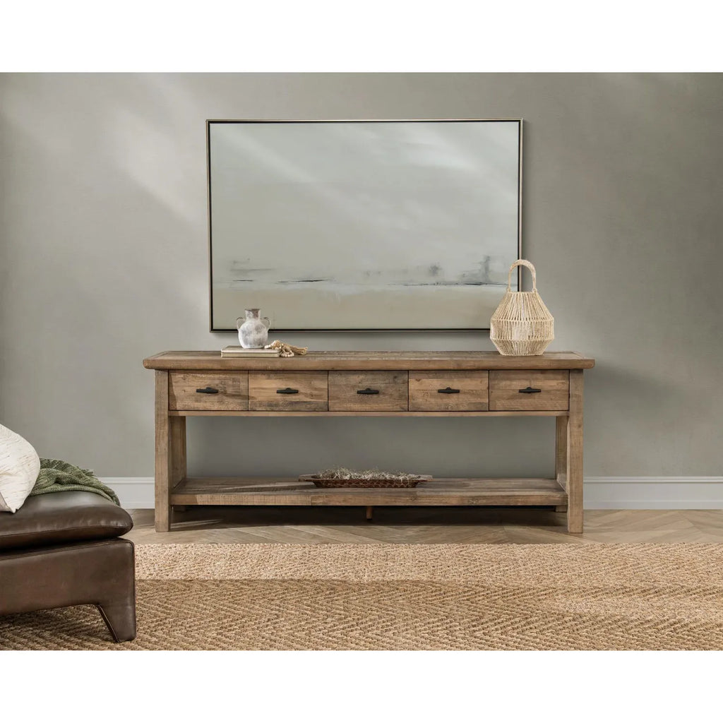 Talladega Console Table | Natural Pine