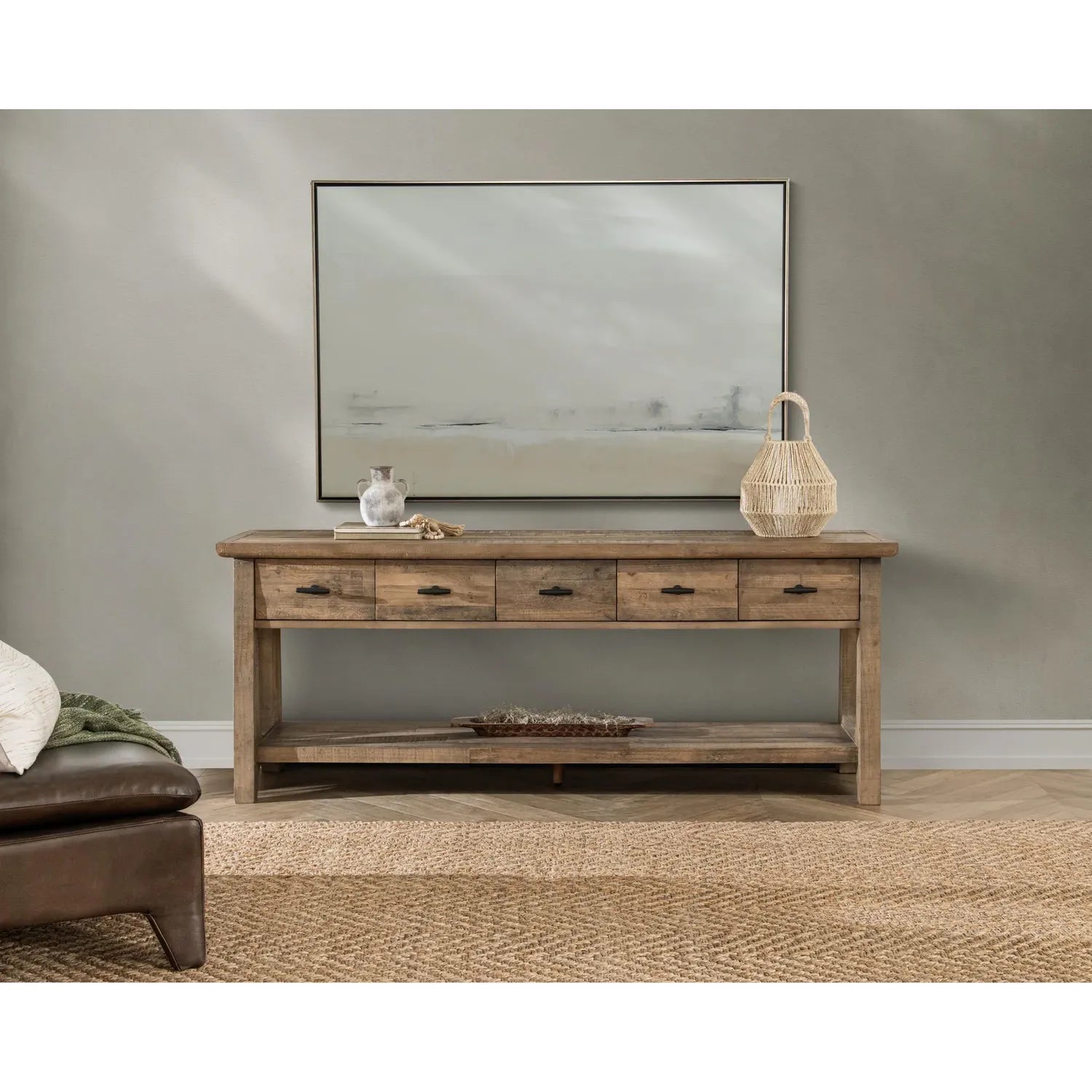 Talladega Console Table | Natural Pine