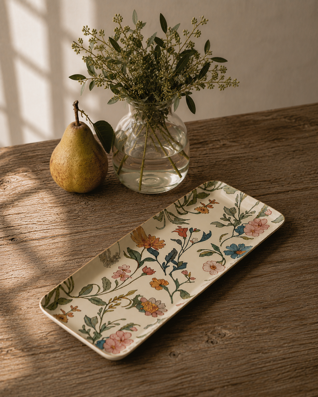 Botanical Metal Tray