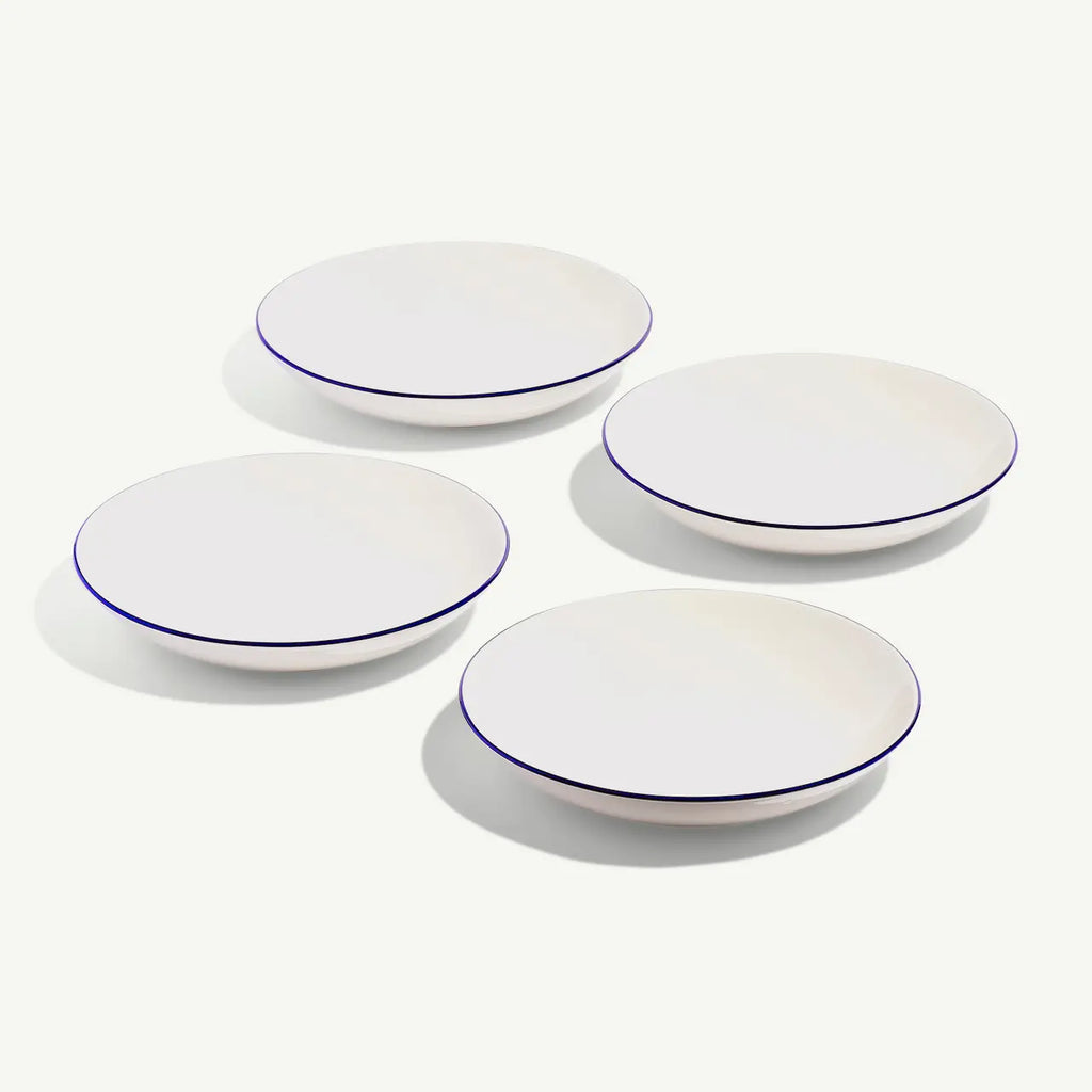 S/4 Entrée Bowls | Navy Rim
