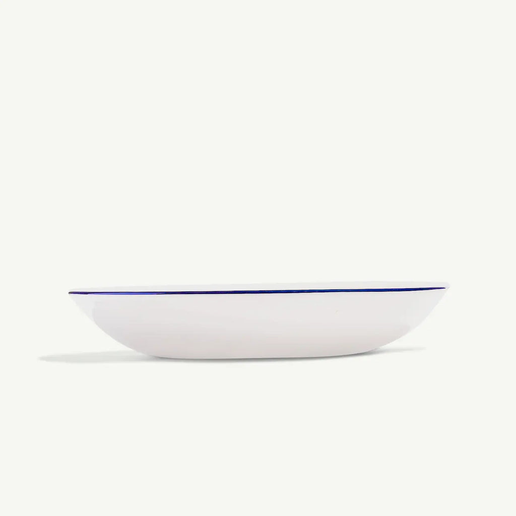 S/4 Entrée Bowls | Navy Rim