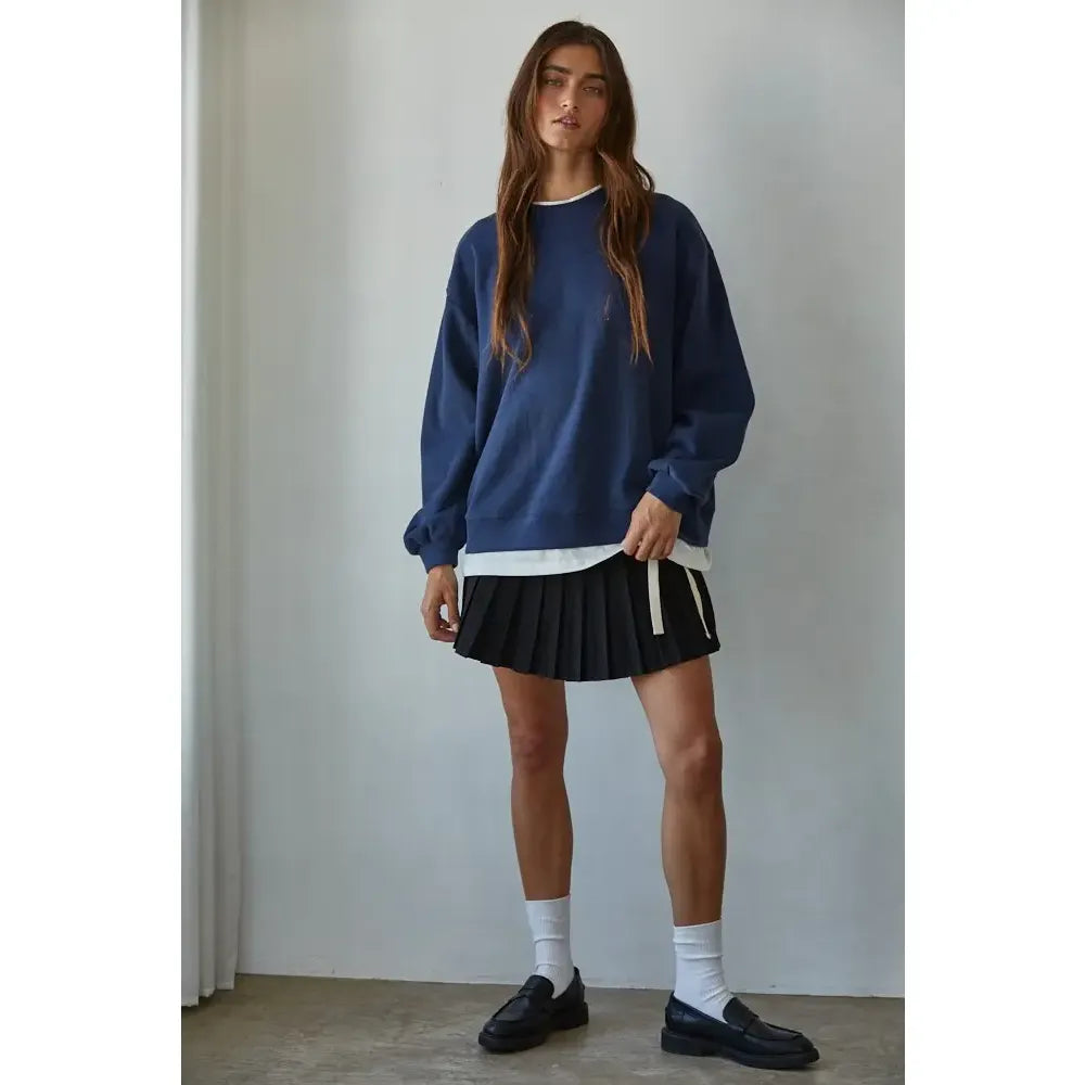 Always On Crew Twofer Pull Over
