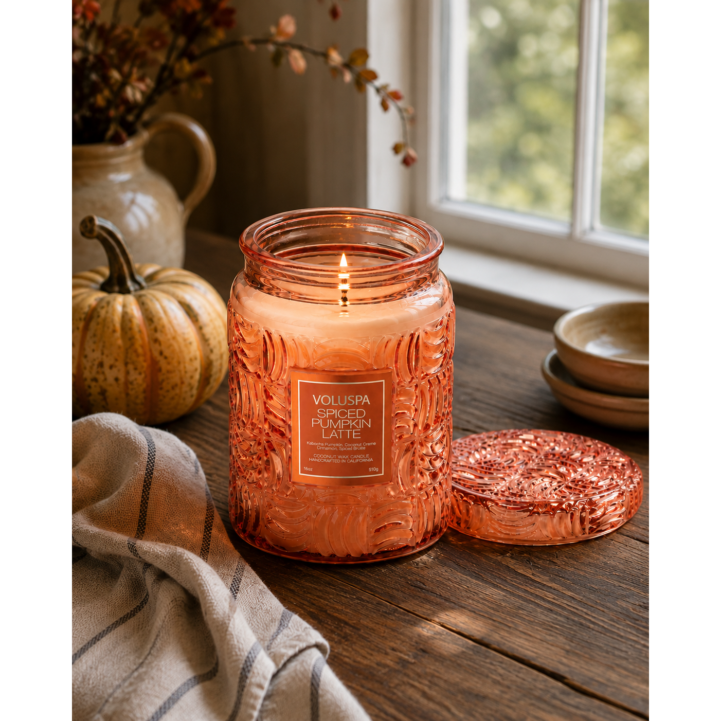 VOLUSPA Jar Candle | Large - Spiced Pumpkin Latte