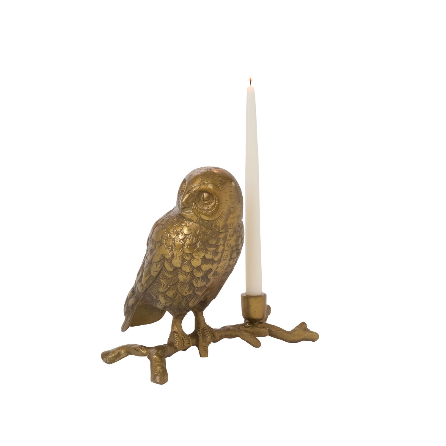 Owl's Watch Candleholder