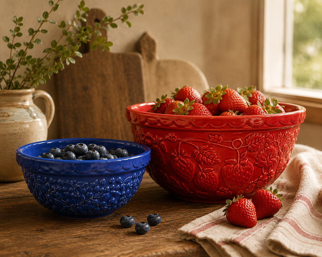 Mason Cash S12 Strawberry Mixing Bowl (4.25 Qt)