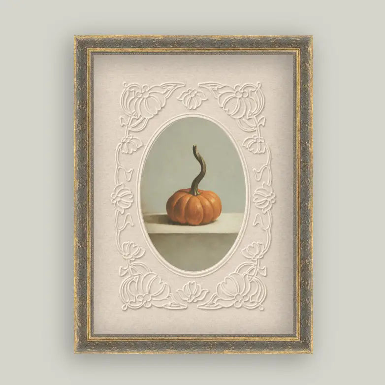 Heirloom Pumpkin Framed Art