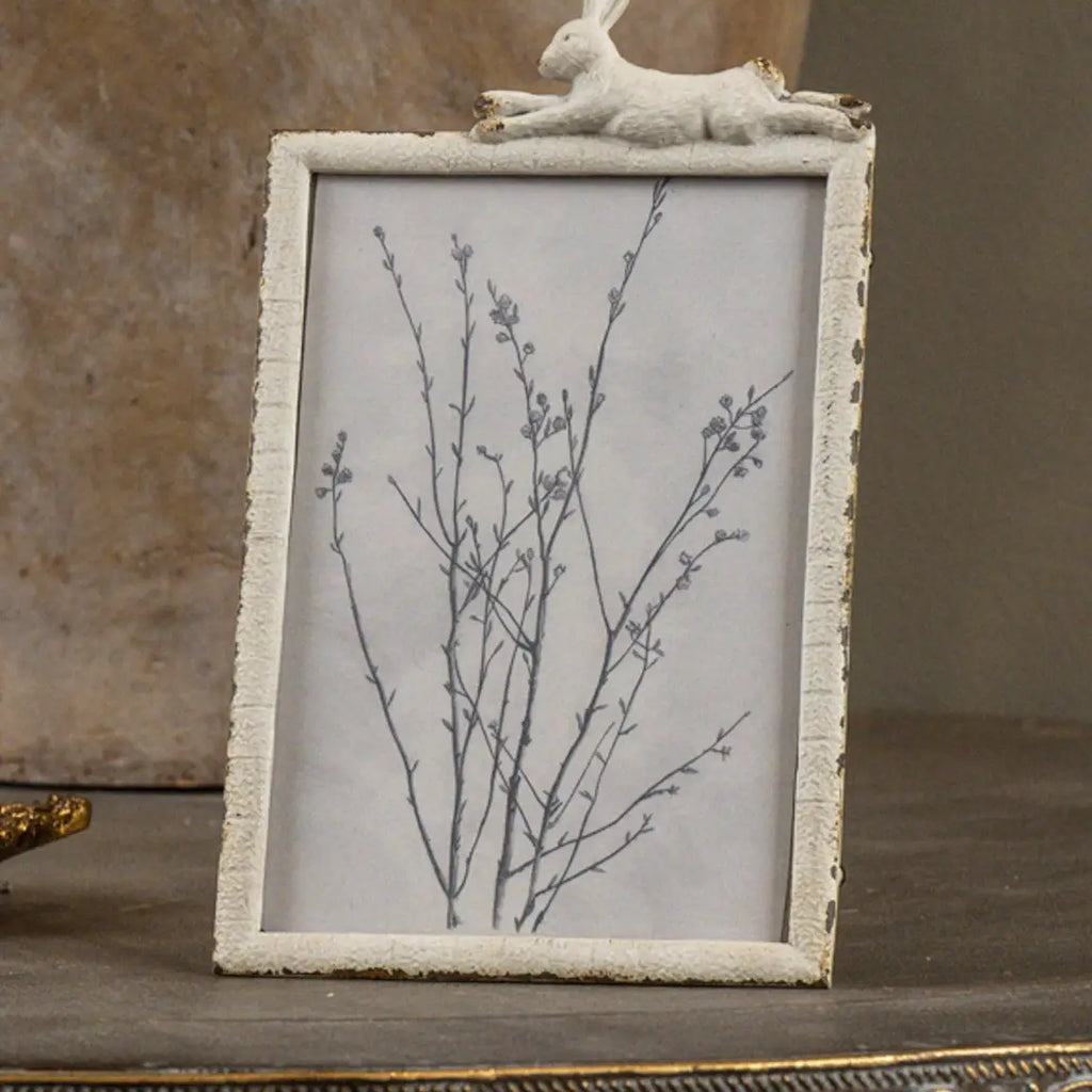 White Bunny Frame