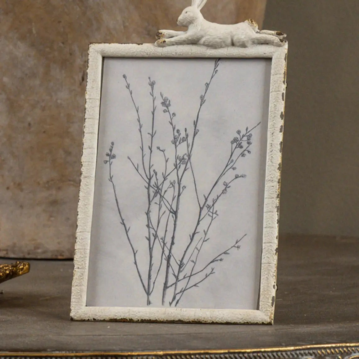 White Bunny Frame