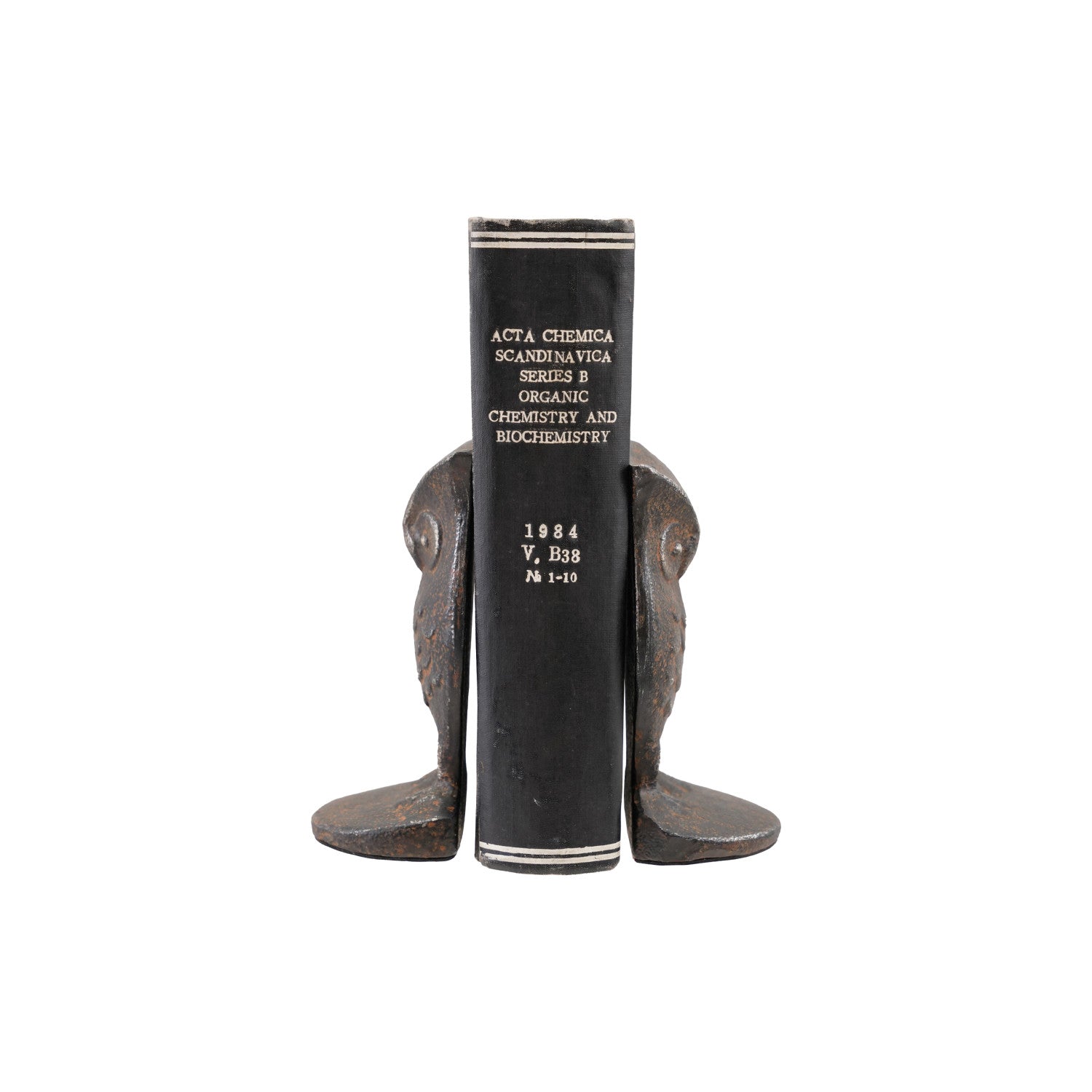 S/2 Cast Iron Owl Bookends
