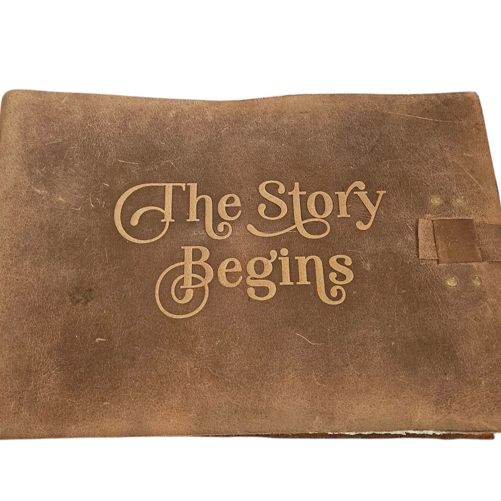 The Story Begins Book | Embossed