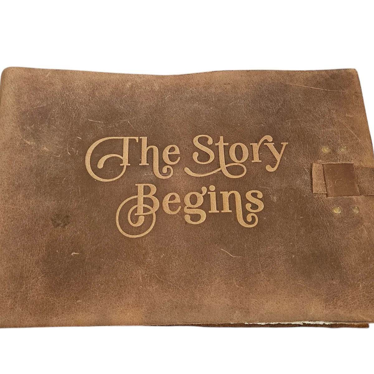 The Story Begins Book | Embossed