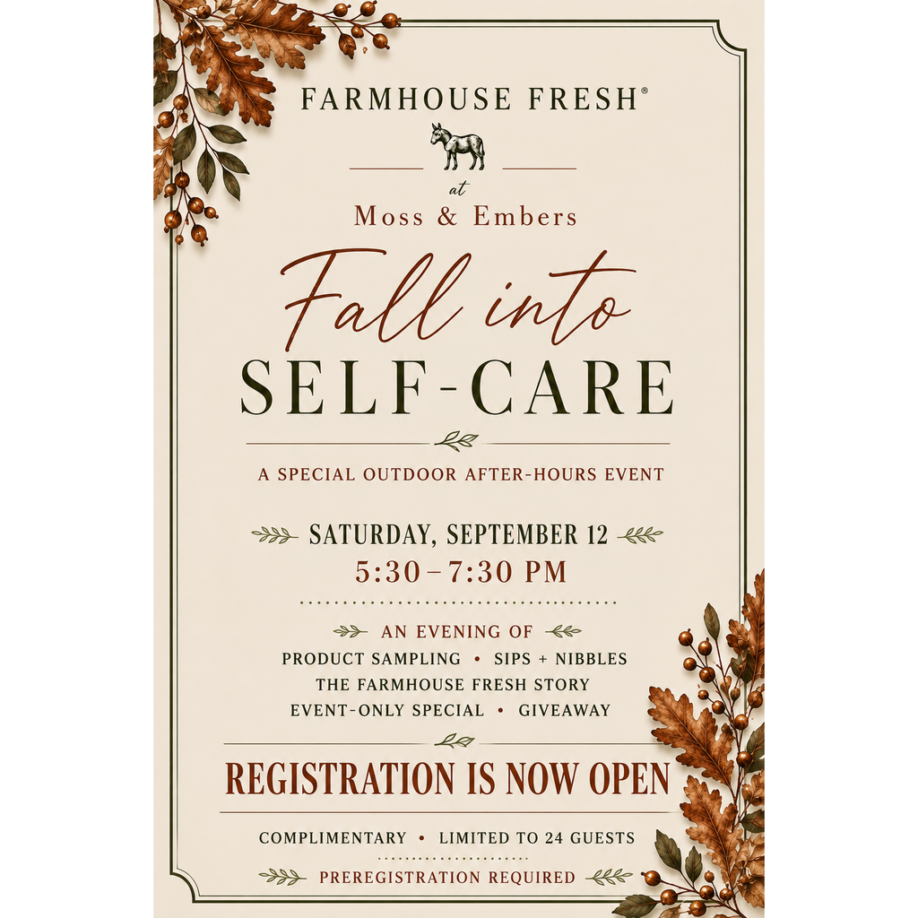 Fall Into Self-Care | Farmhouse Fresh Event Registration