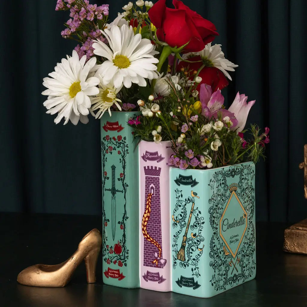 Grimm’s Fairy Tales Triple Book Vase