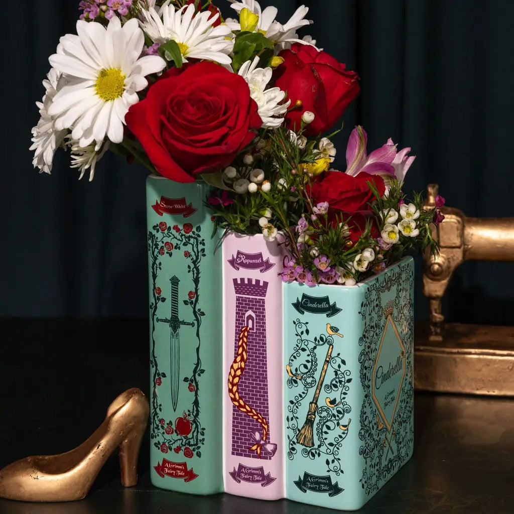Grimm’s Fairy Tales Triple Book Vase