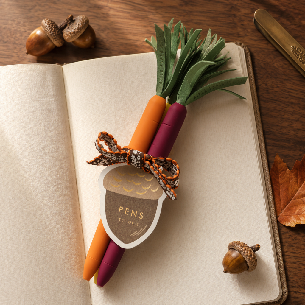 Bunch of Tricolor Carrots Pens