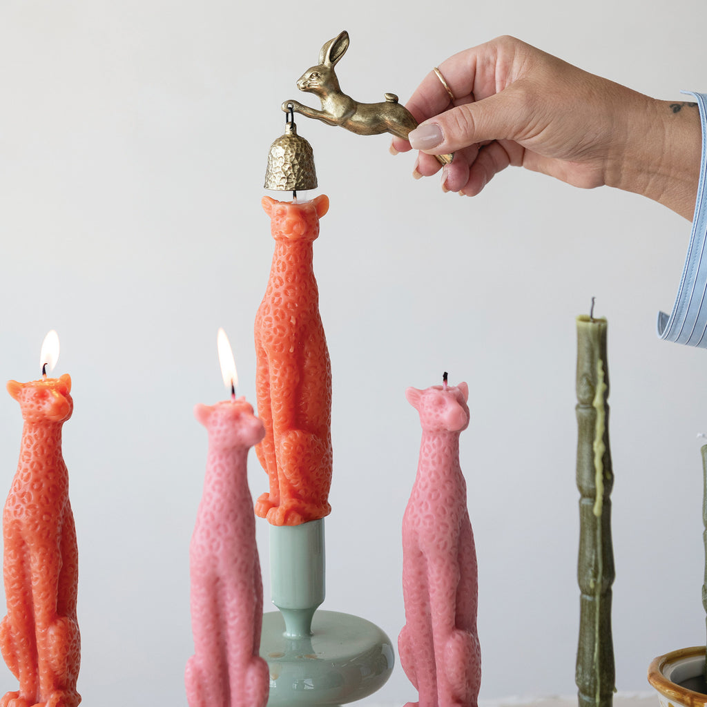Pewter Rabbit/Bird Candle Snuffer
