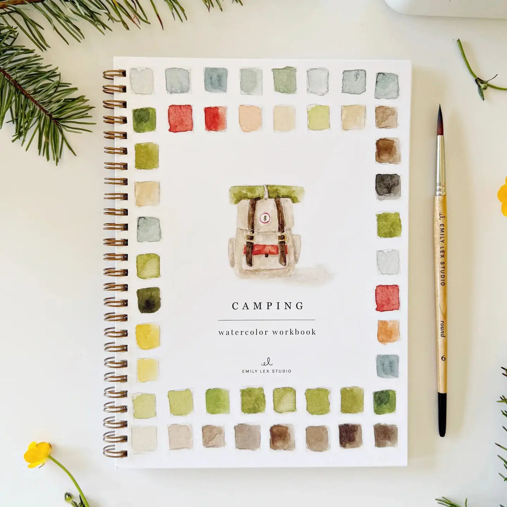Watercolor Workbook | Camping