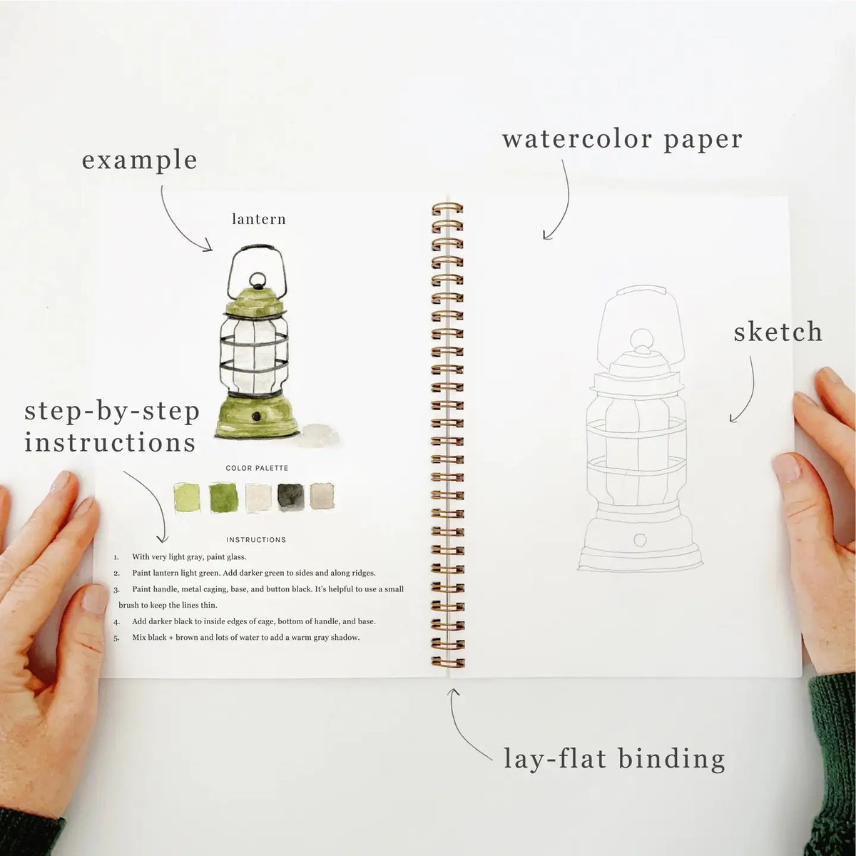 Watercolor Workbook | Camping
