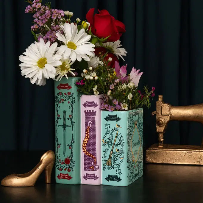 Triple Book Vase | Grimm's Fairy Tales