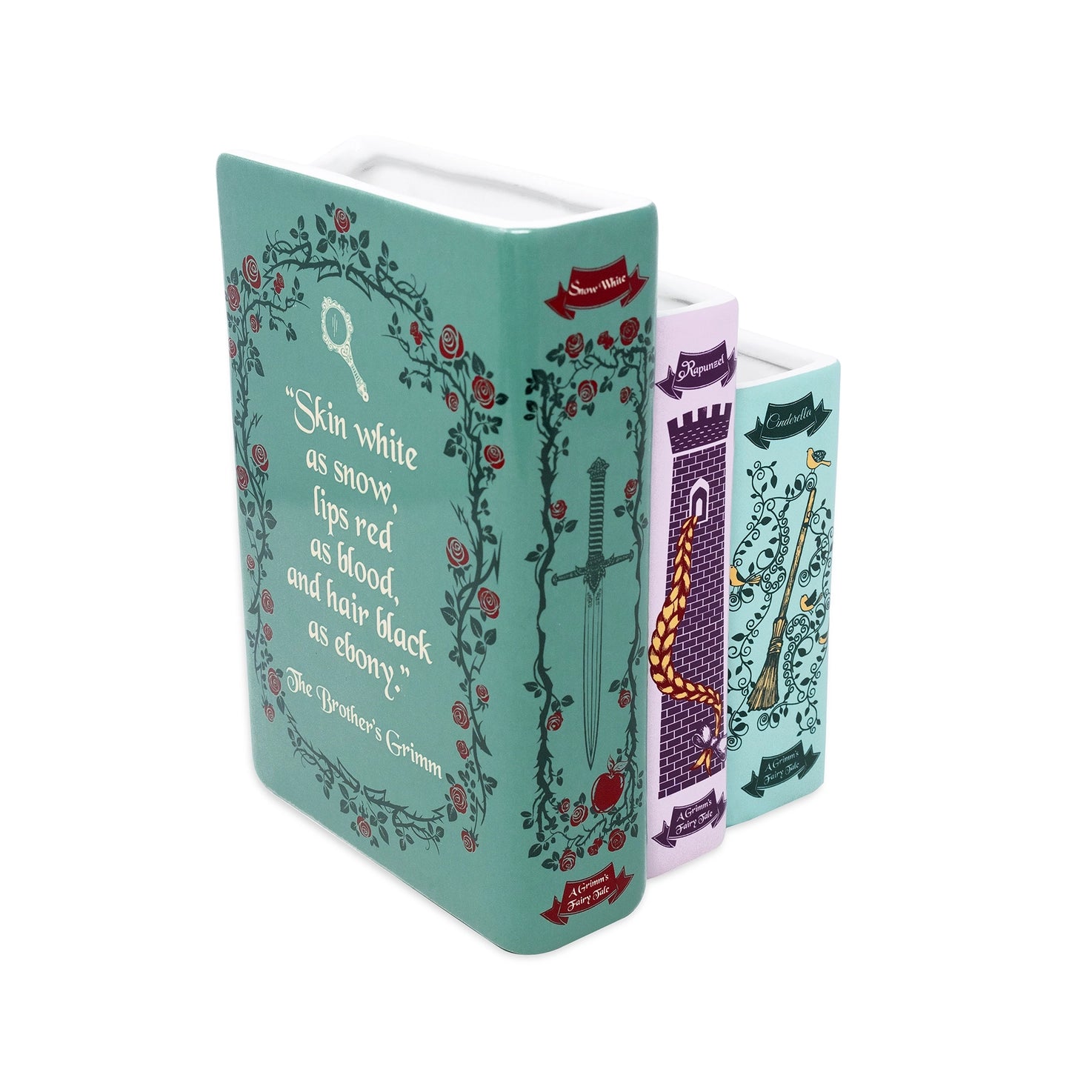 Triple Book Vase | Grimm's Fairy Tales
