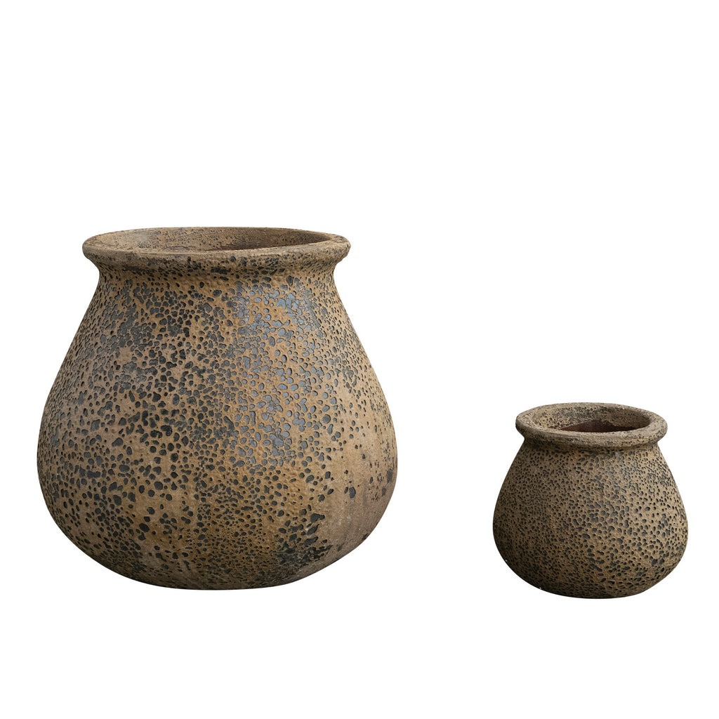 Stoneware Planters | Coffee