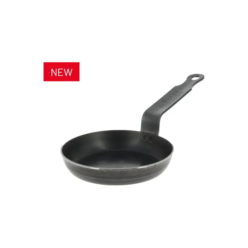 Blue Carbon Steel Egg & Pancake Pan