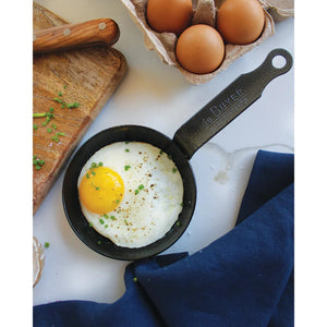 Blue Carbon Steel Egg & Pancake Pan