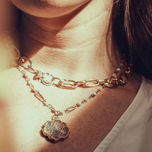 Queenpin Clip Necklace | 16"