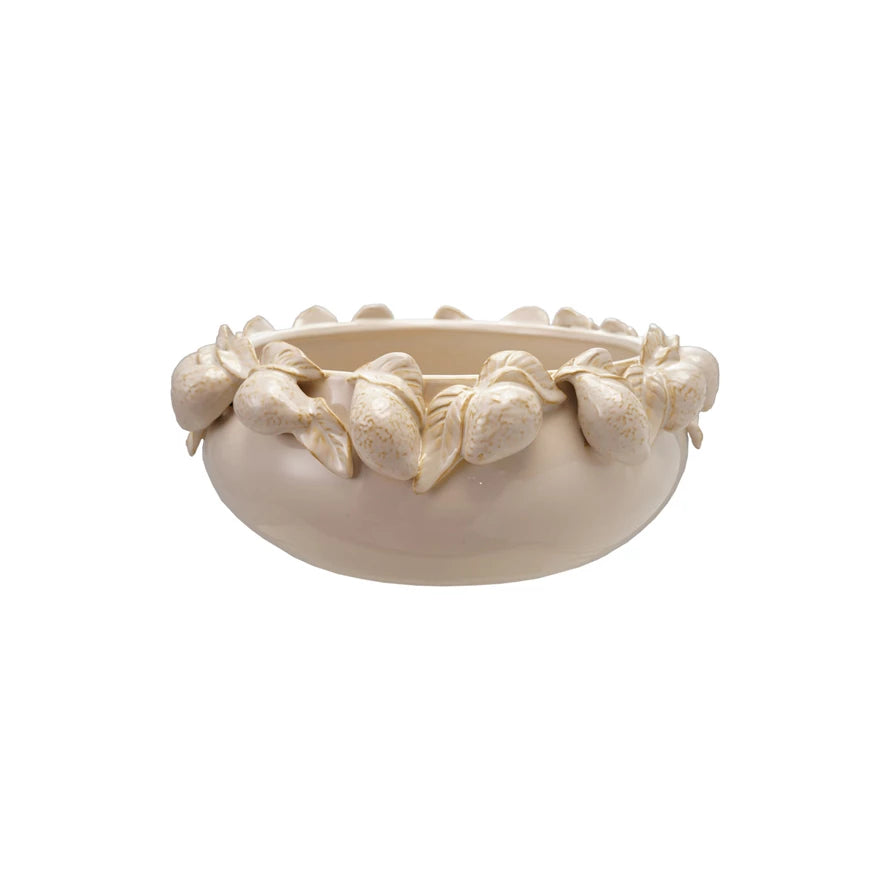 Lemon Stoneware Bowl